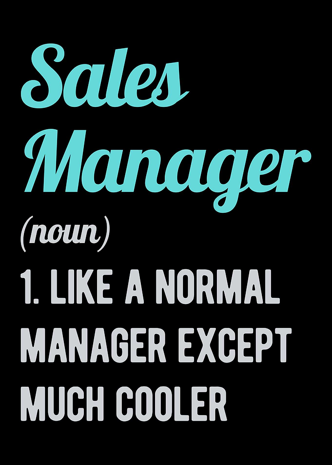 Funny Sales Manager
