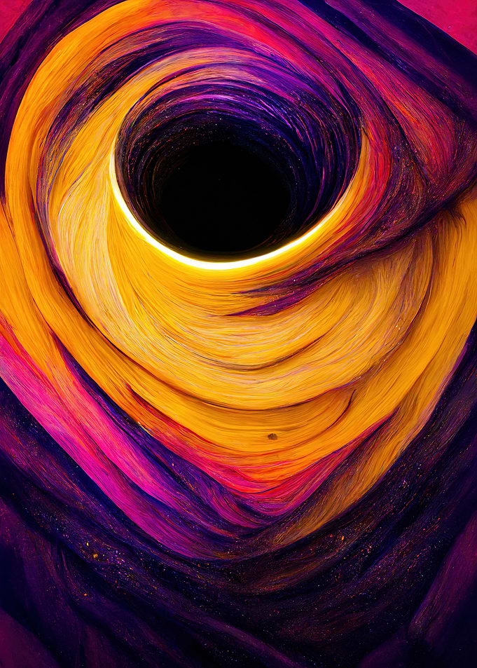 Yellow Purple Wavy Sprial