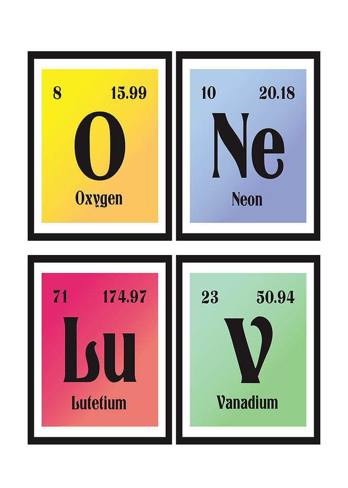 One Love Periodic Table
