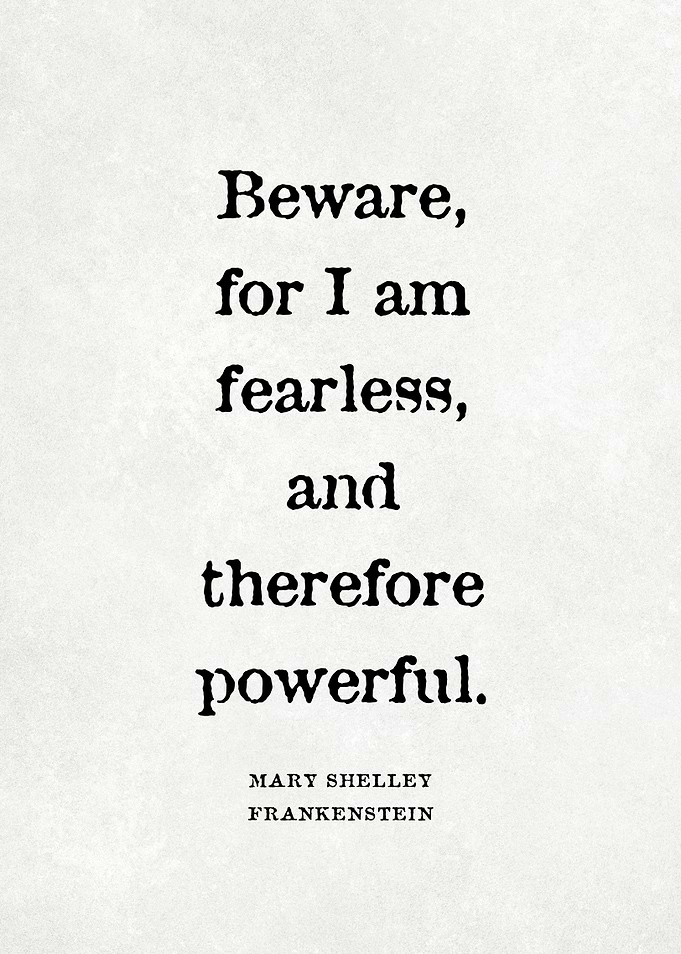 Quote from Frankenstein