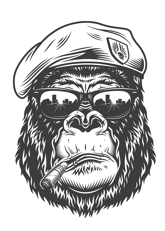 Gorilla Head