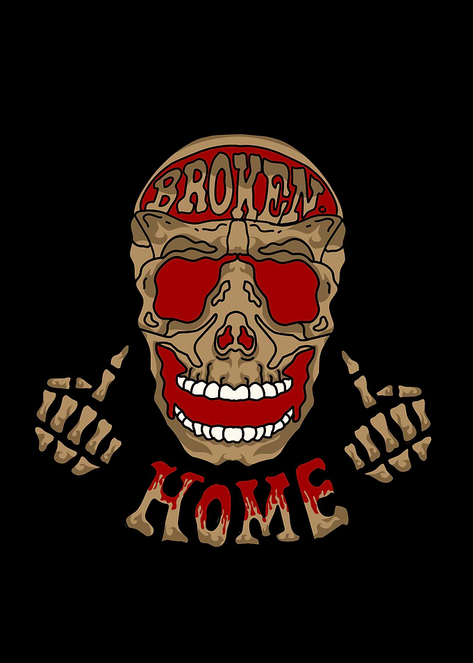 skull broken home