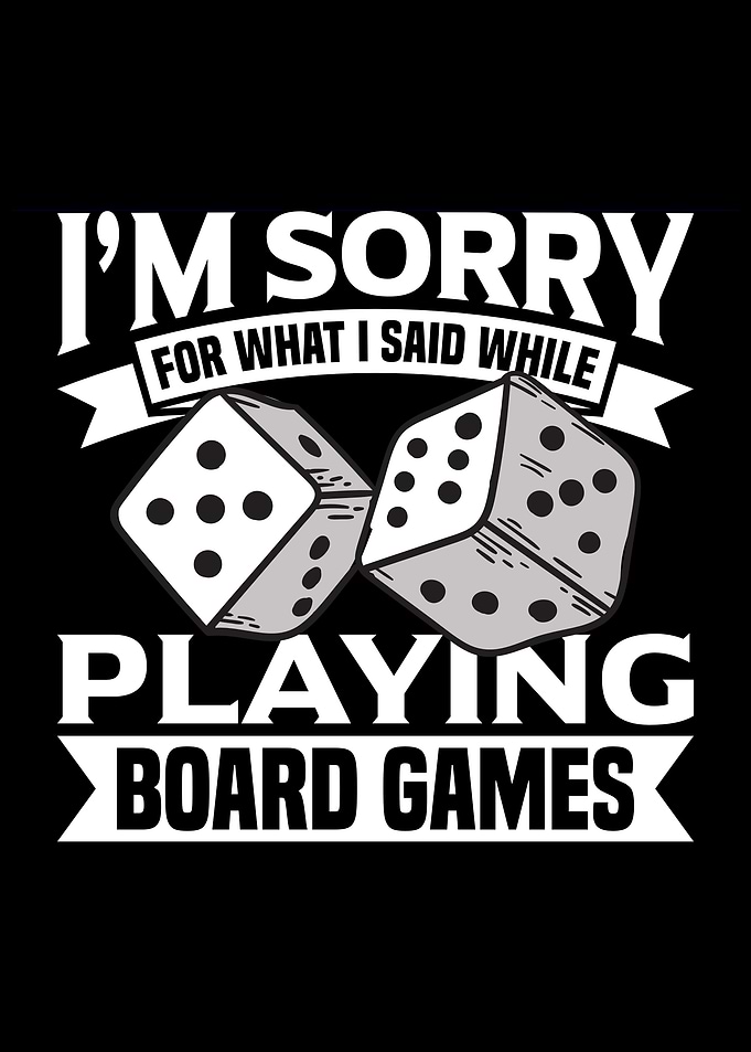 I am sorry board game
