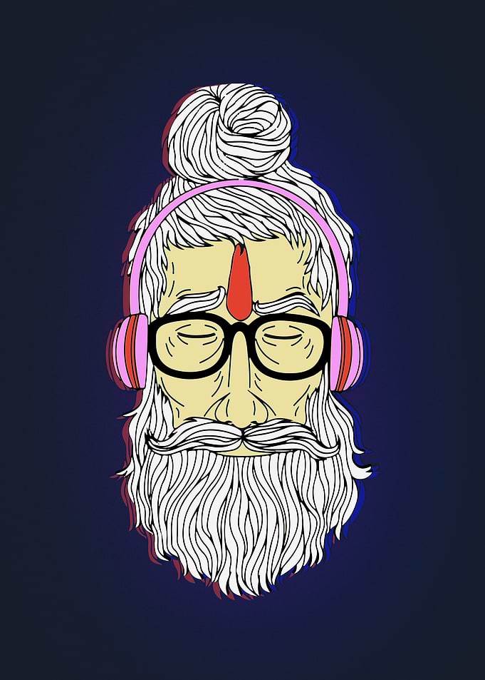 Indian Hippie Saint