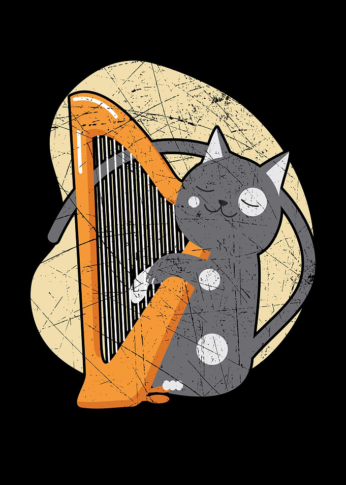 Harp Cat