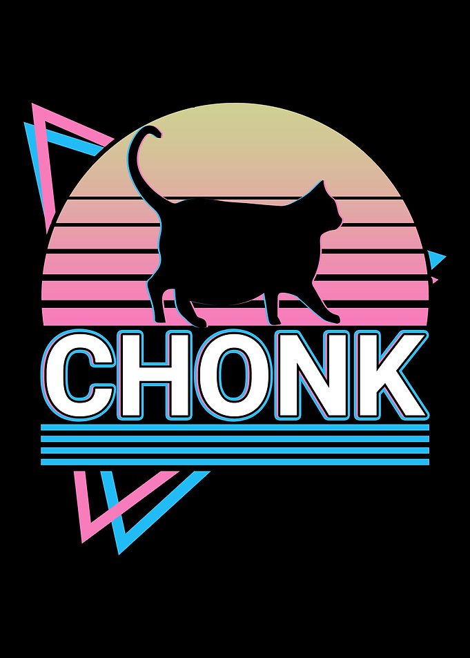 Chonk Cat Retro