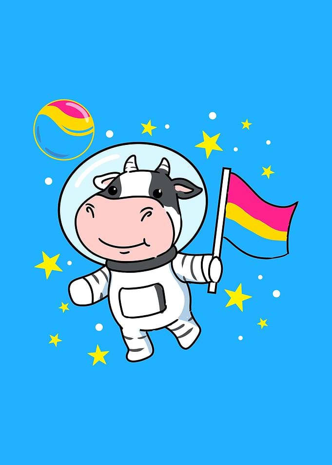 Pansexual Cow Pan Pride