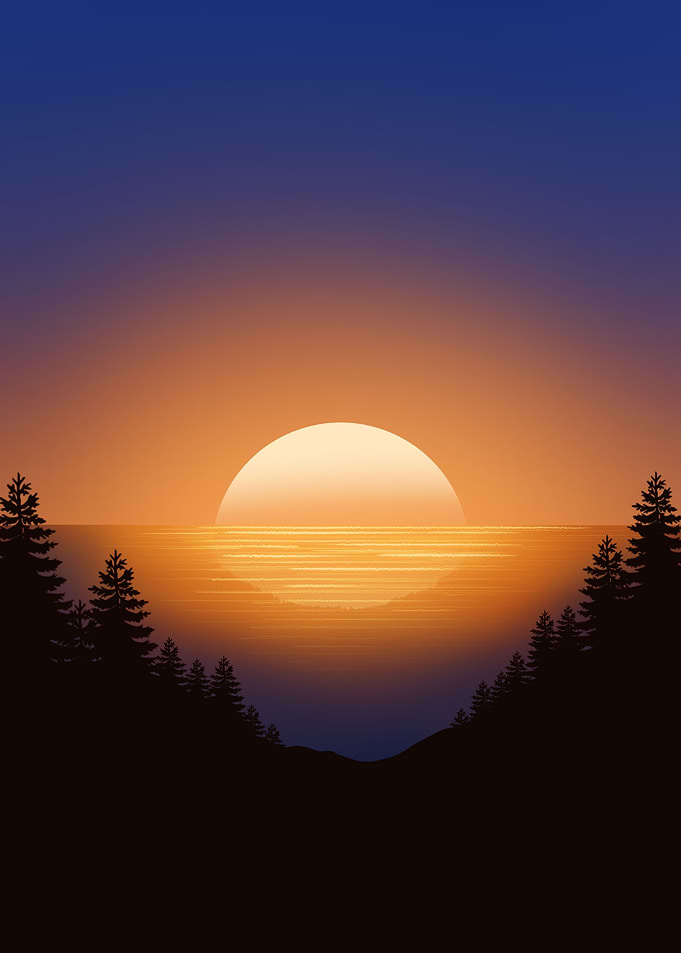 Sunset In The Ocean