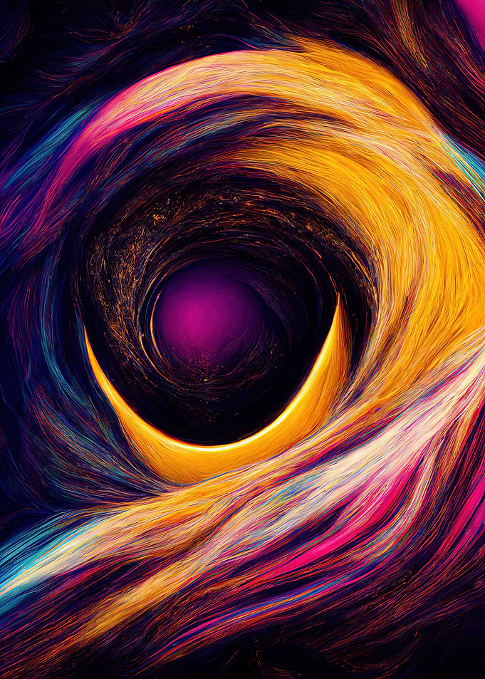 Purple Black Hole