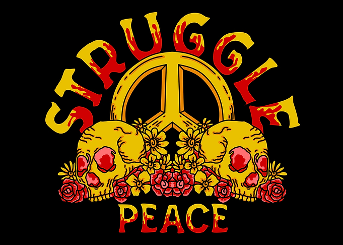struggle art painting