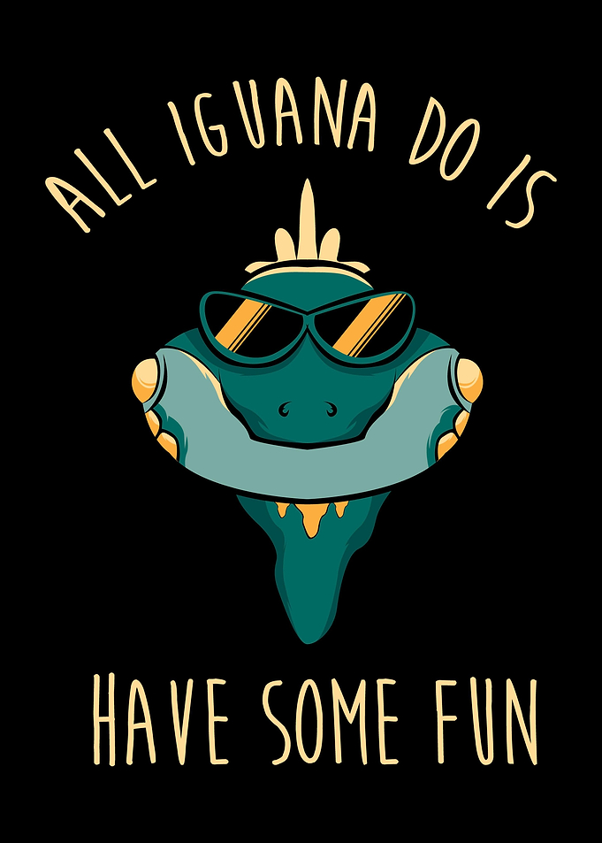 Funny Iguana