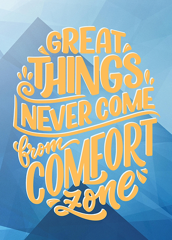 GREAT THINGS NEVER COME