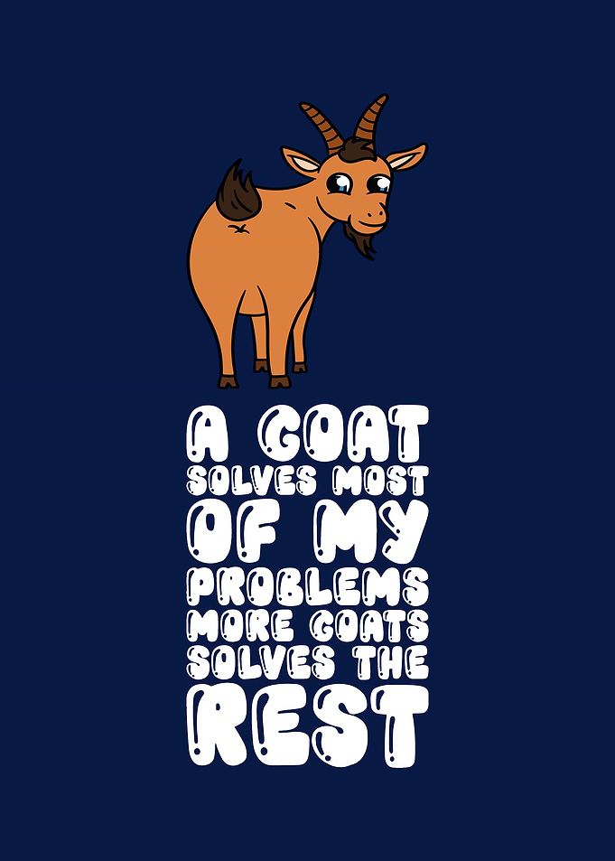 A Goat Solves Problems