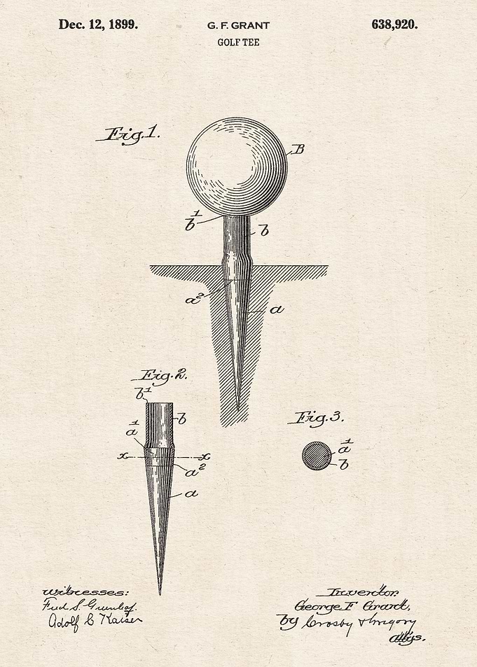 1899 Golf Tee
