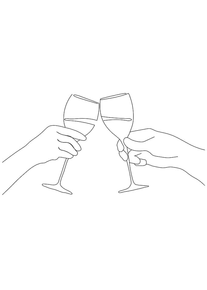 Glasses of wine