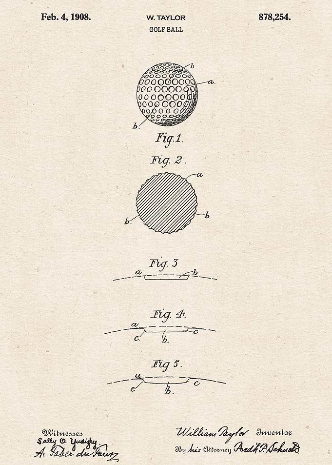 1908 Golf Ball