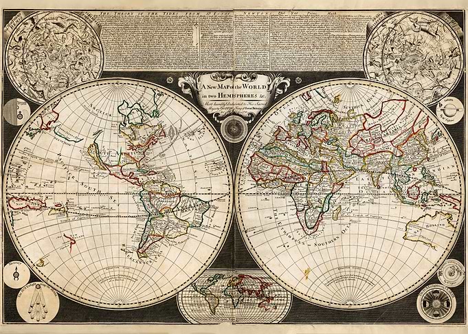 World Map 1721