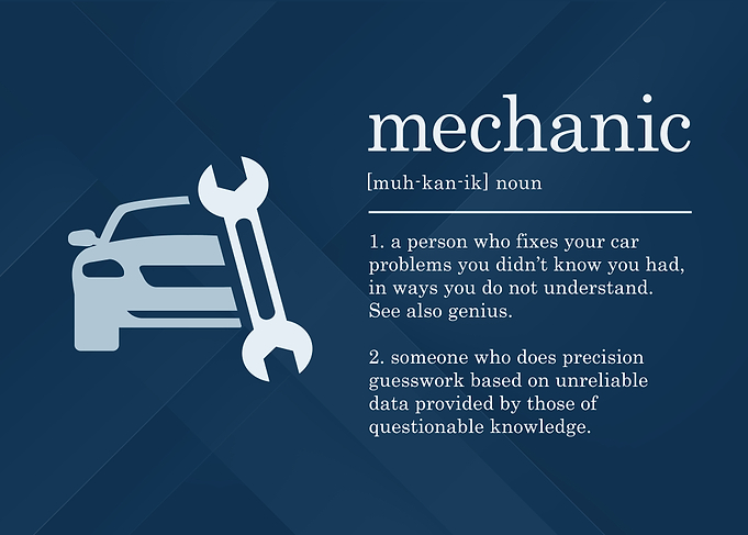 Funny Mechanic Definition