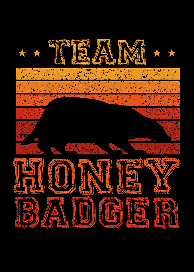 Retro team honey badger