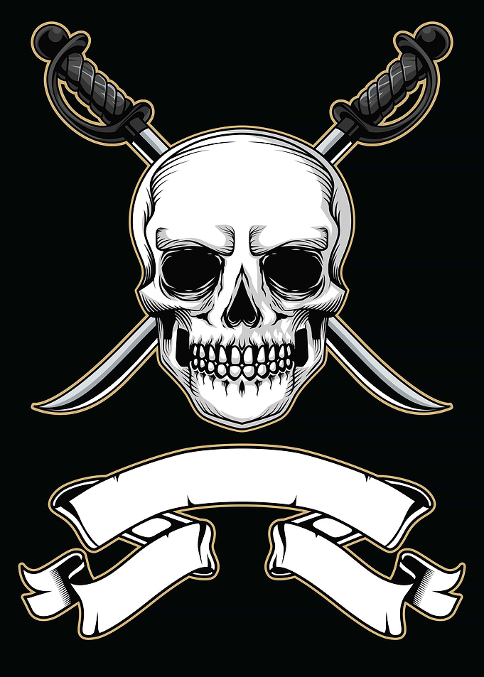 skull crossed sword