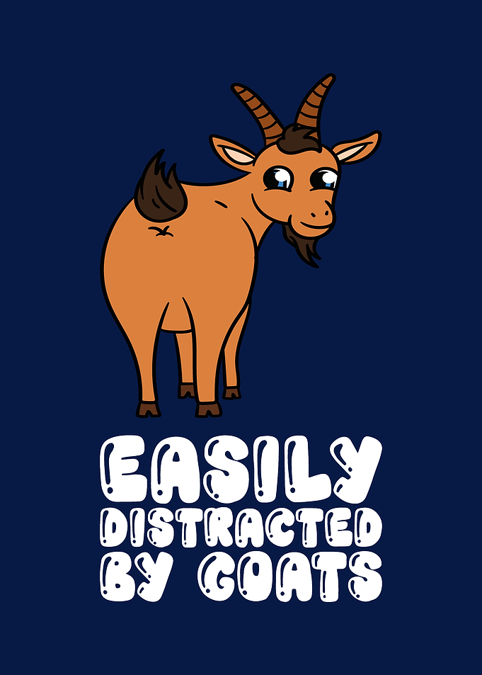 Easily Distracted By Goats