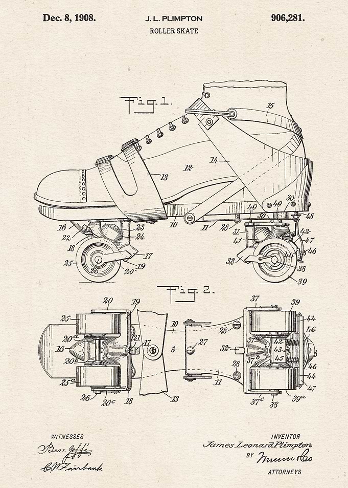 1908 Roller Skate 1