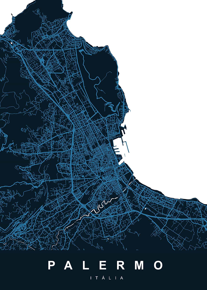 PALERMO Map ITALY