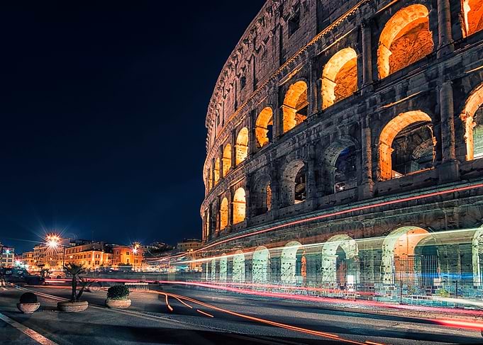 Colosseum At Night