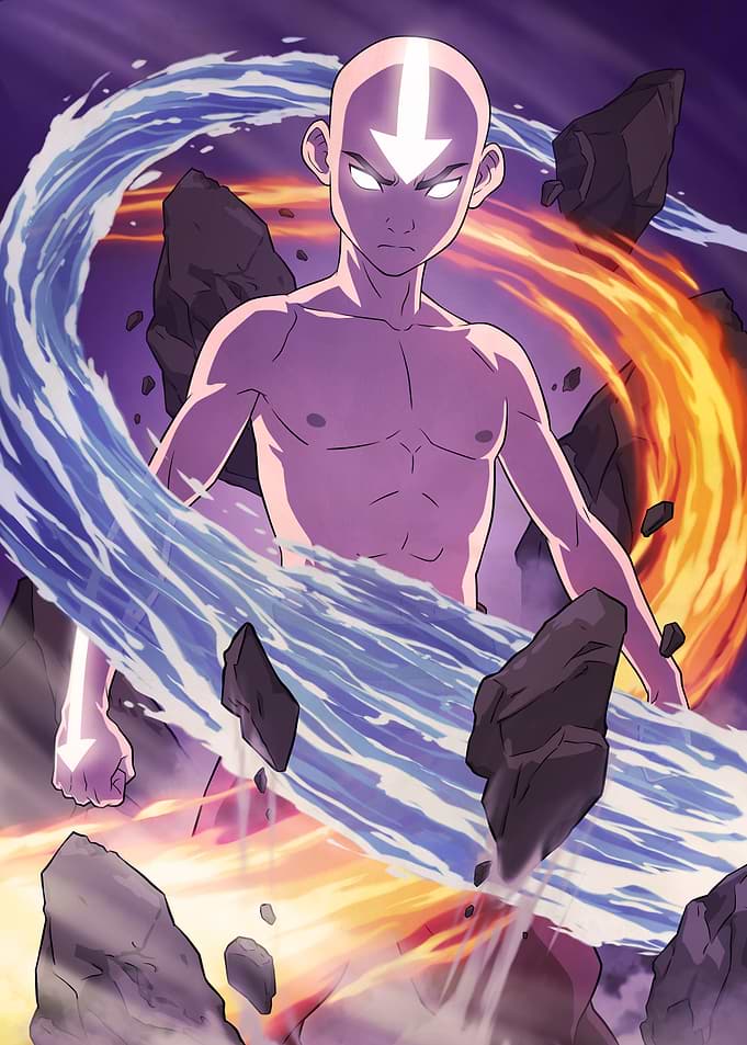 Aang Avatar State
