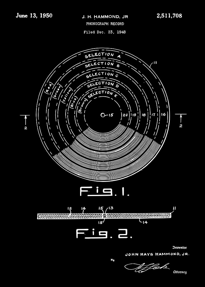 Vinyl Record Patent