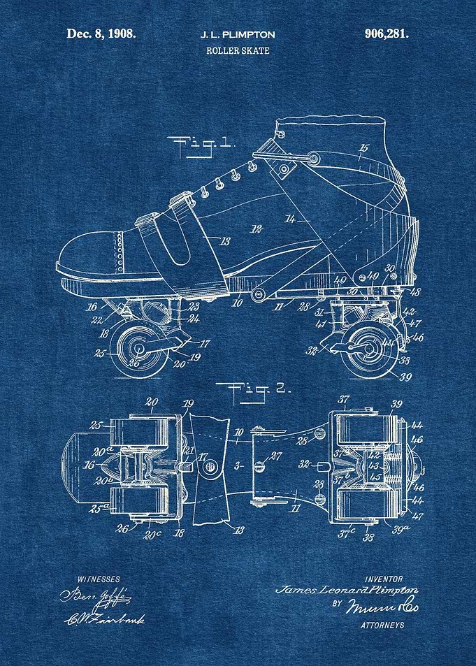 1908 Roller Skate 1