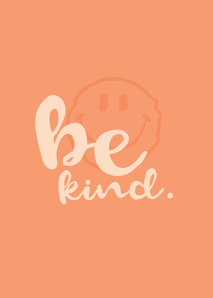 be kind Boho Minimal