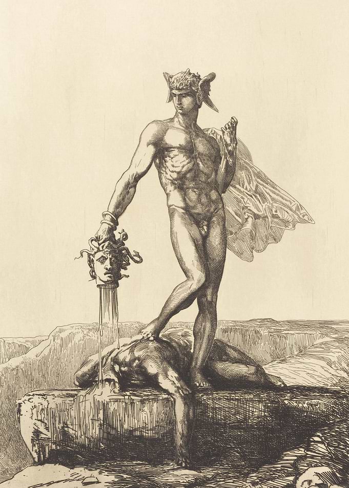 Perseus With Medusa Head