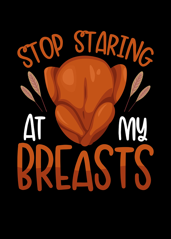 Stop staring at my breasts