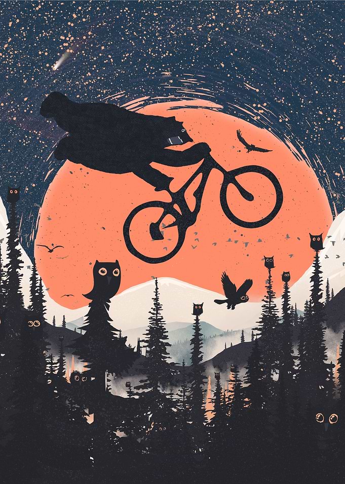 Orange Moon and Punks Bear