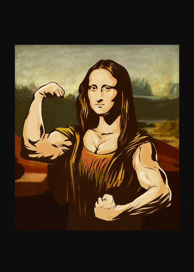 Strong painting monalisa