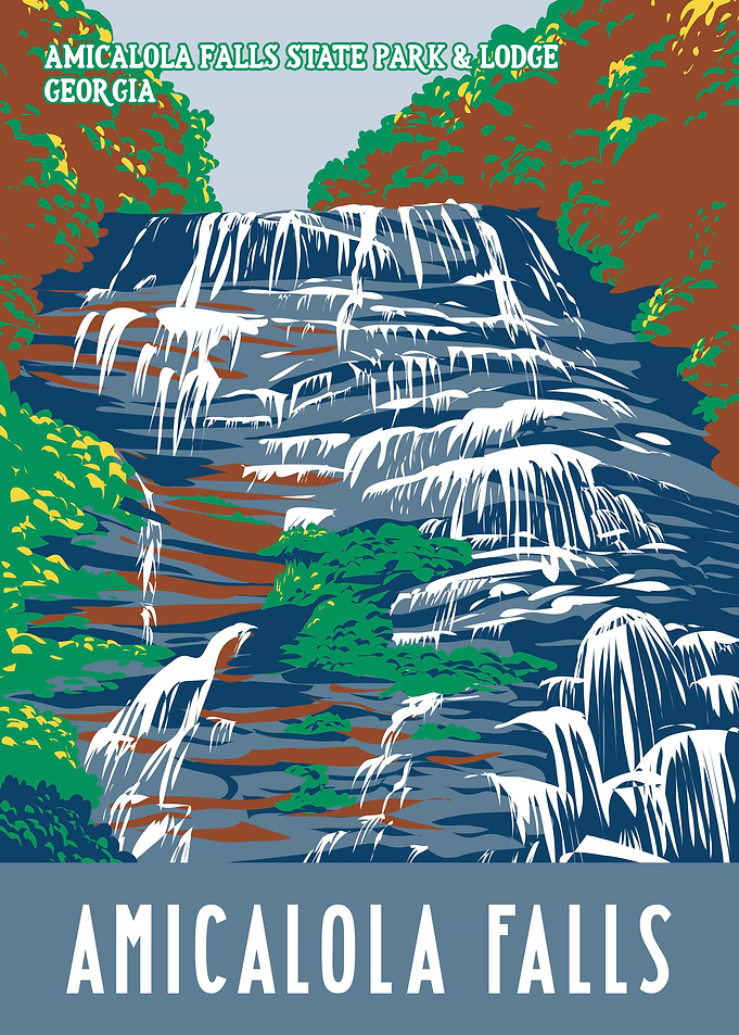 Amicalola Falls WPA