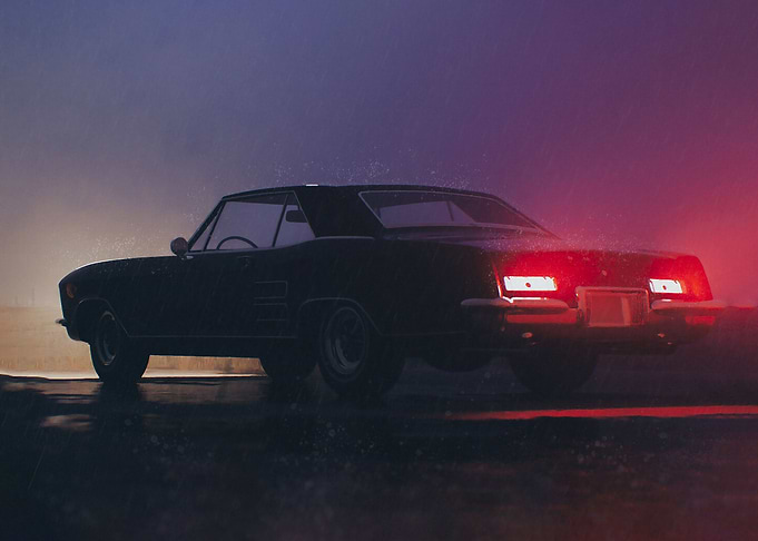 Vintage car Digital