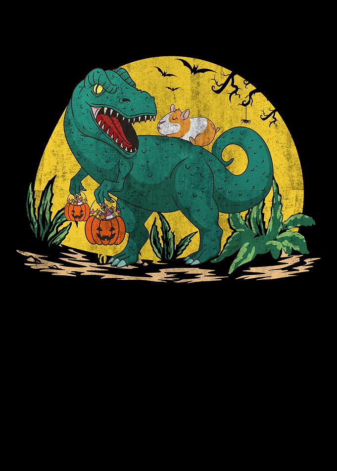 Hamster TRex Halloween