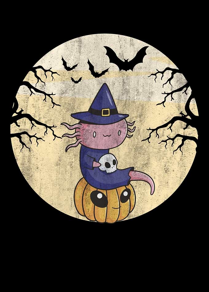 Happy Halloween Axolotl