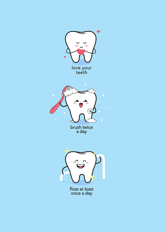 Dental Routine Kawaii