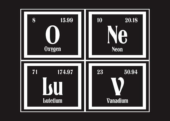 One Love Periodic Table