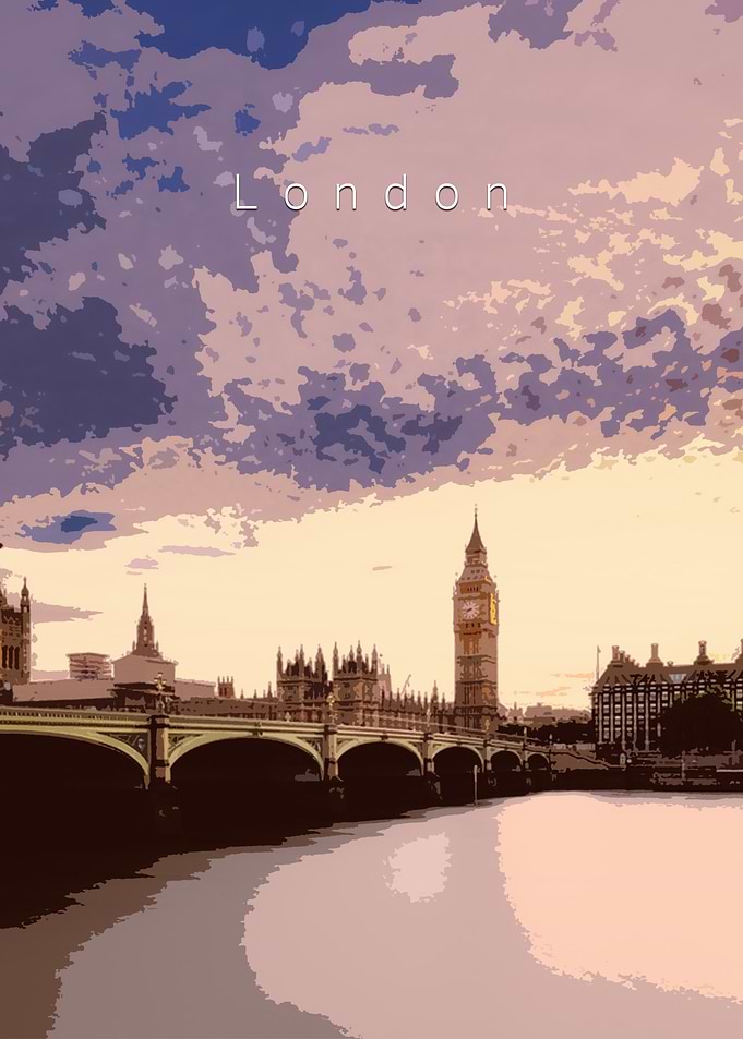 London Travel Poster
