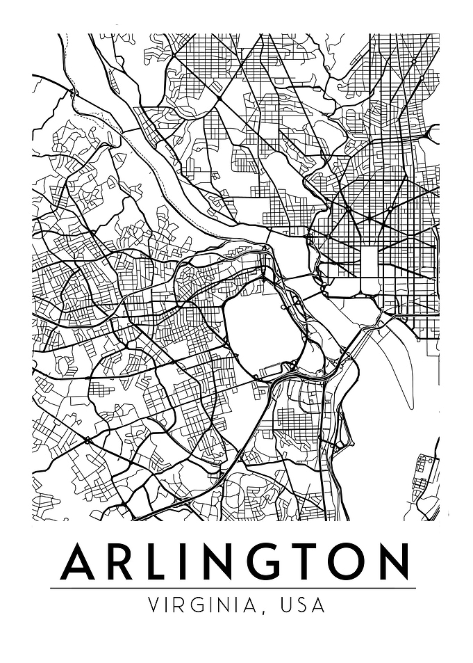 Arlington virginia Map