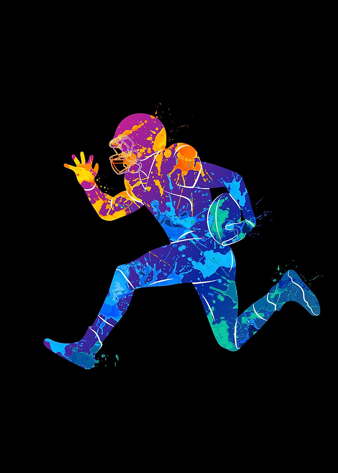 Abstract american football