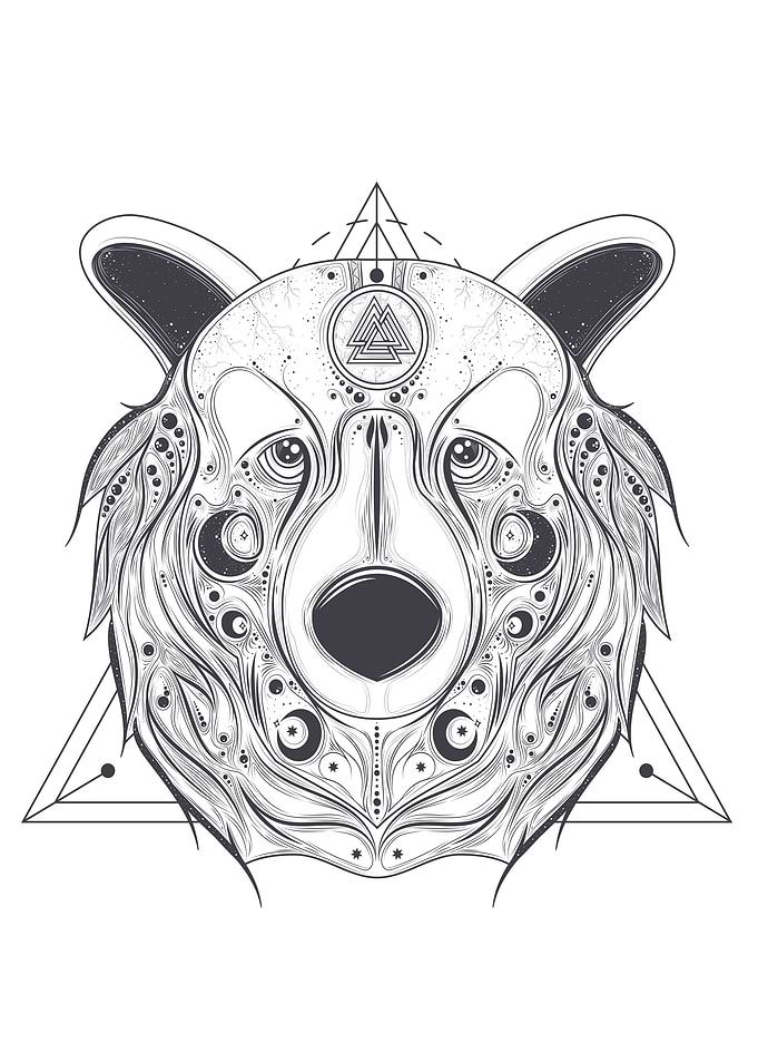 Bear head