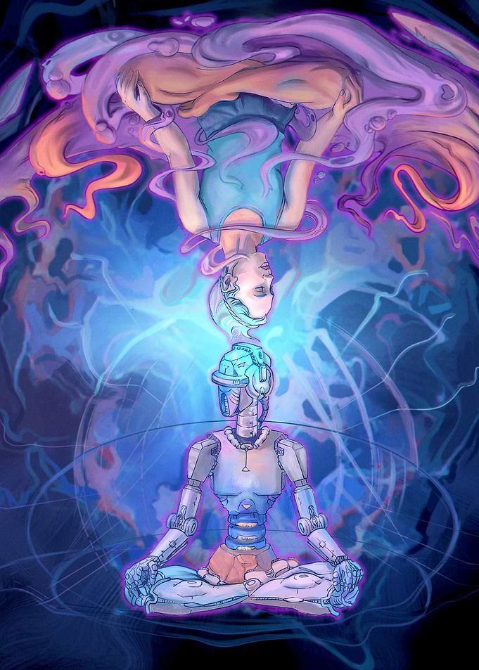 Hourglass meditation
