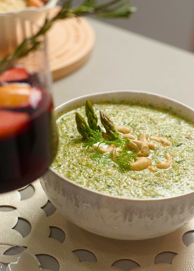 a white soup