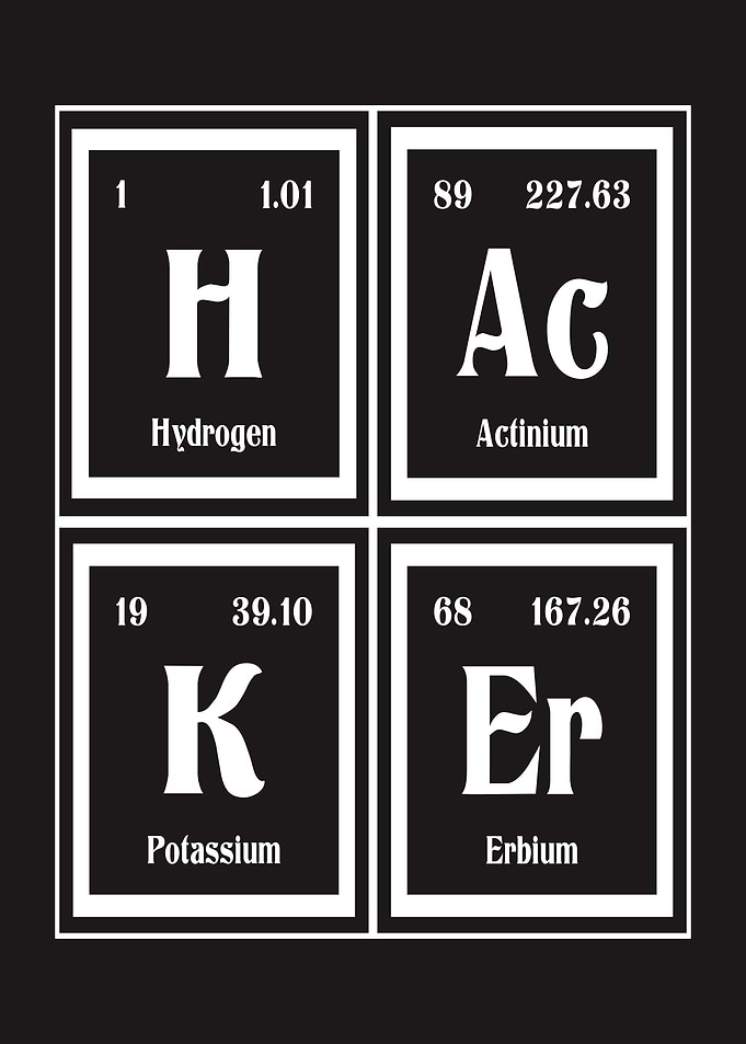 Hacker Table of Elements