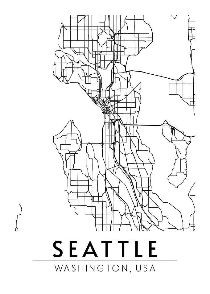 Seattle Washington Map